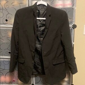 Chaps Black Blazer Tailored Professional Silhouette
